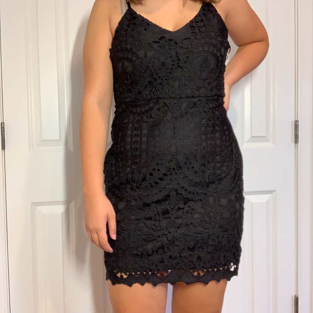Lulu’s Black Cocktail Dress